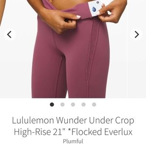 NWT Lululemon WU Crop